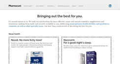 Desktop Screenshot of pharmacure.com